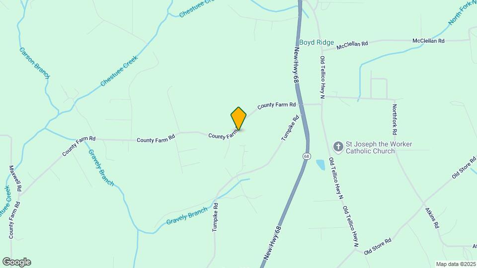 287 County Farm Rd Map and Location Details