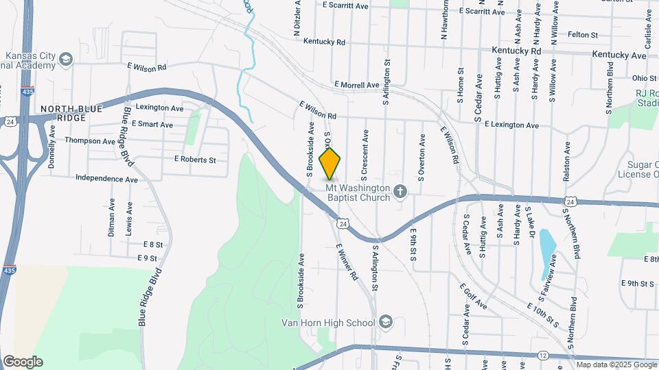 9316 E Independence Ave Map and Location Details