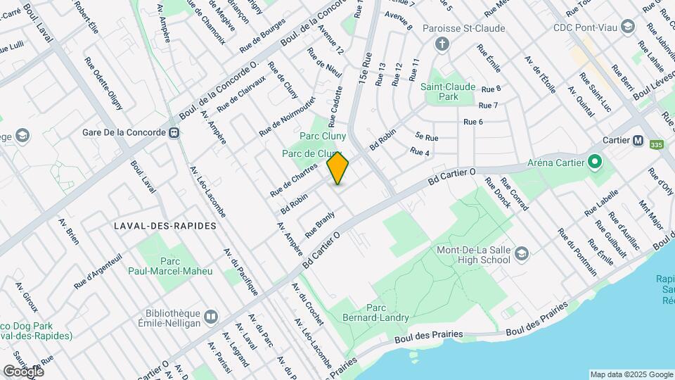 421 Copernic Av Map and Location Details