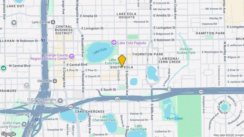 613 E Pine St Map and Location Details