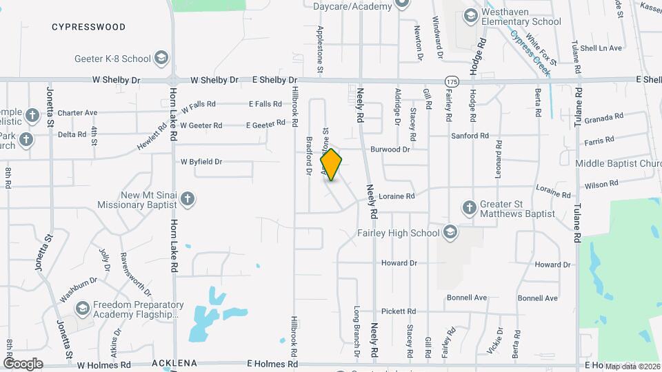 4870 Applestone St Mapa y Detalles de la Ubicación