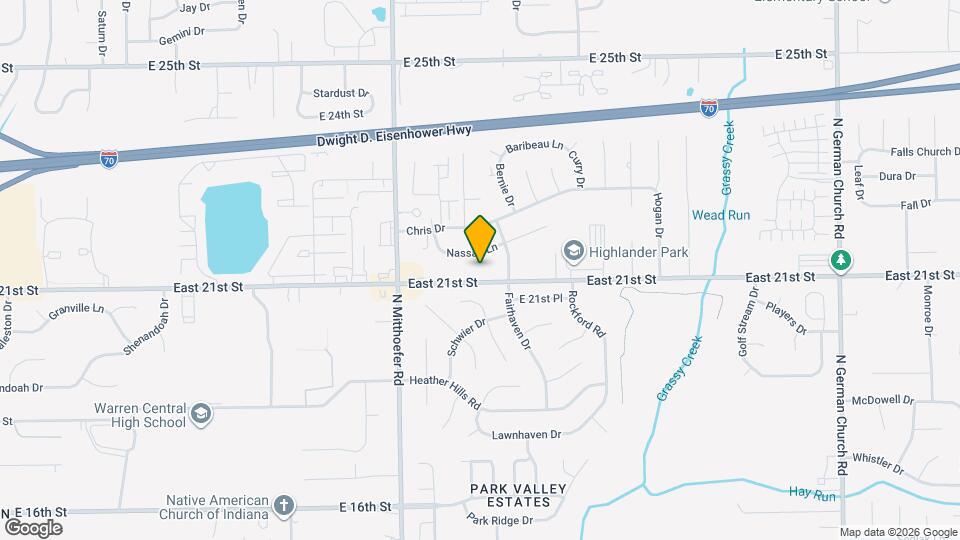 10144 East 21st St Map and Location Details