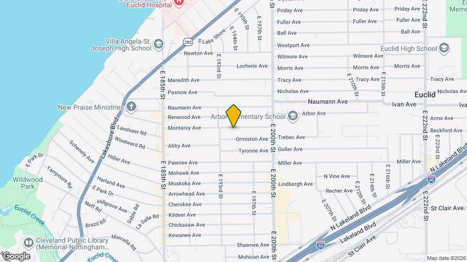 19450 Monterey Ave Map and Location Details