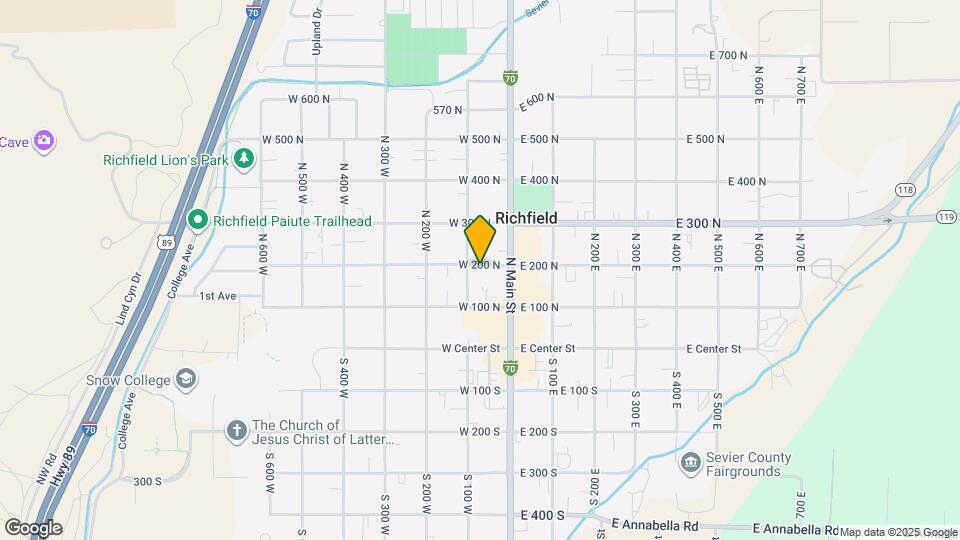 75 W 200 N Map and Location Details