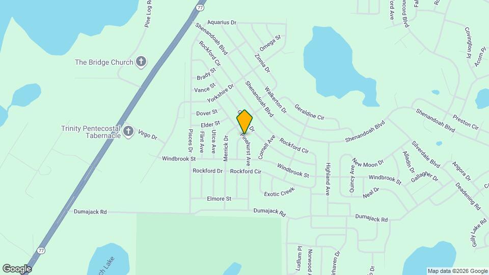 4113 Pinehurst Ave Map and Location Details