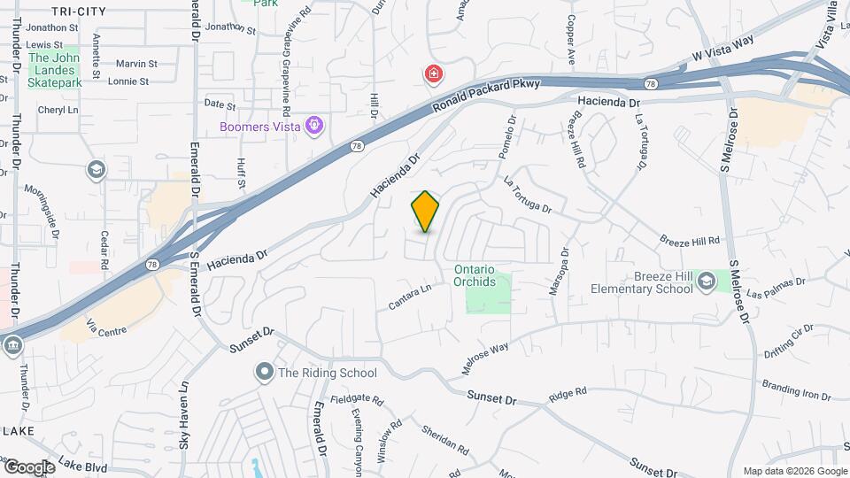 1209 Adobe Terrace Map and Location Details