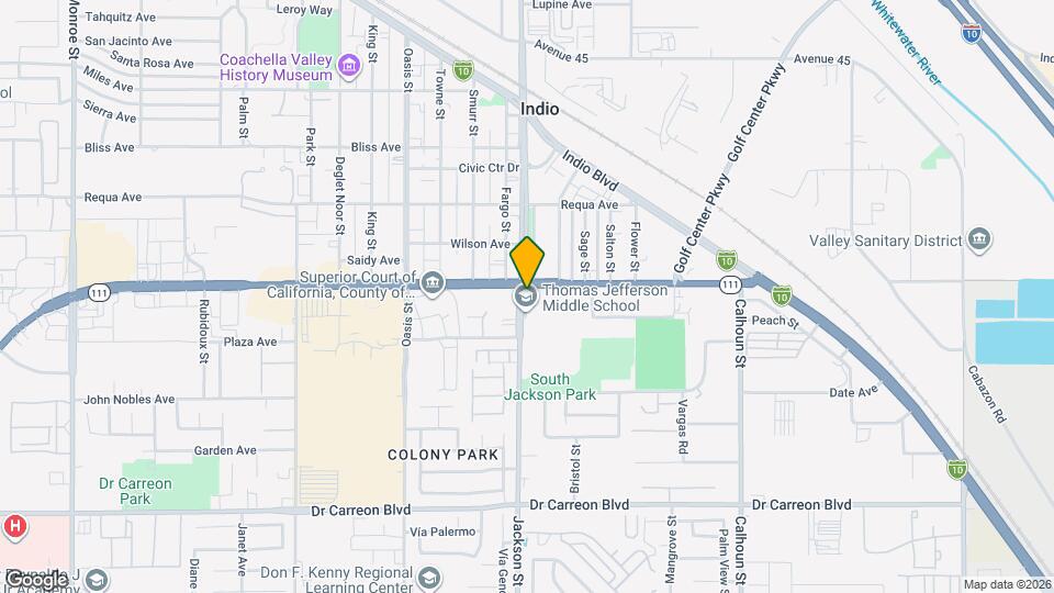 Jackson Terrace Apartments Map and Location Details