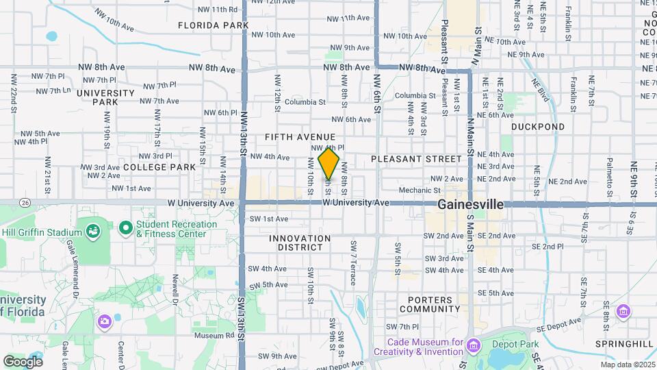 115 NW 9th St Map and Location Details