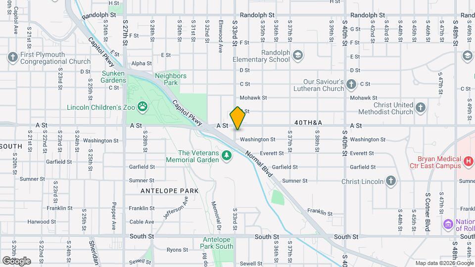 1430 S 33rd St Map and Location Details