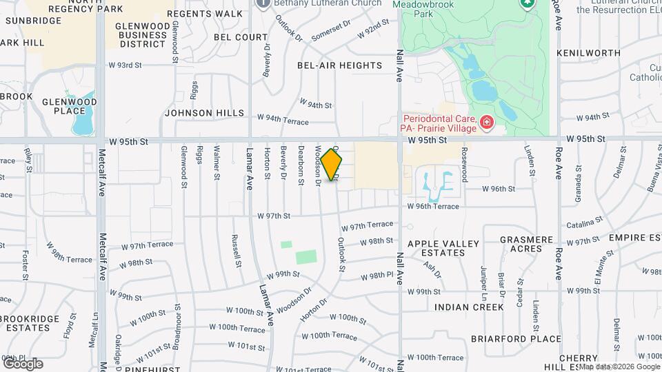 9618 Outlook Dr Map and Location Details