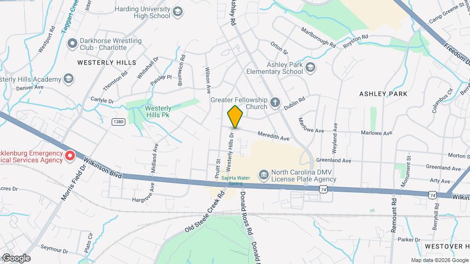 2401 Westerly Hills Dr Map and Location Details