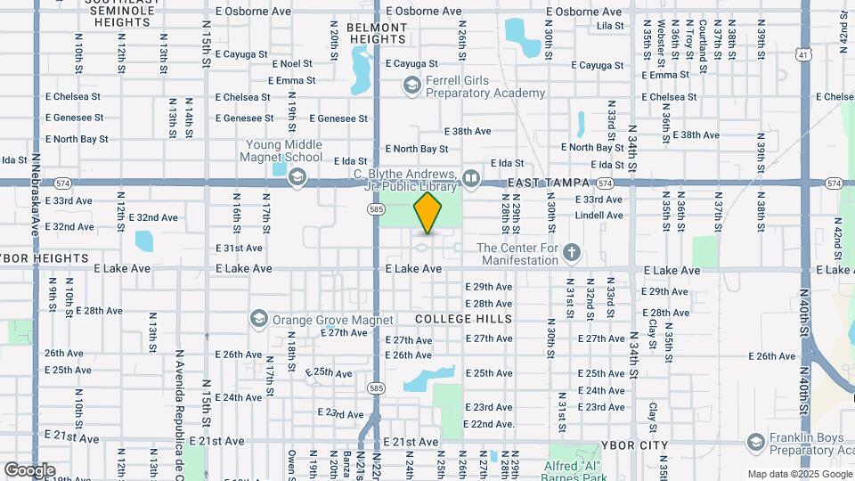 2412 E 31st Ave Mapa y Detalles de la Ubicación