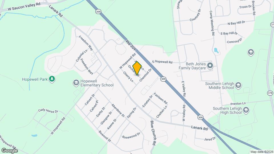 4872 Orchard Dr Map and Location Details