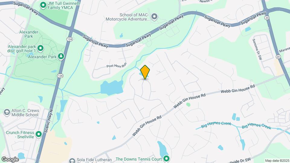 1400 White Flowers Ln Map and Location Details