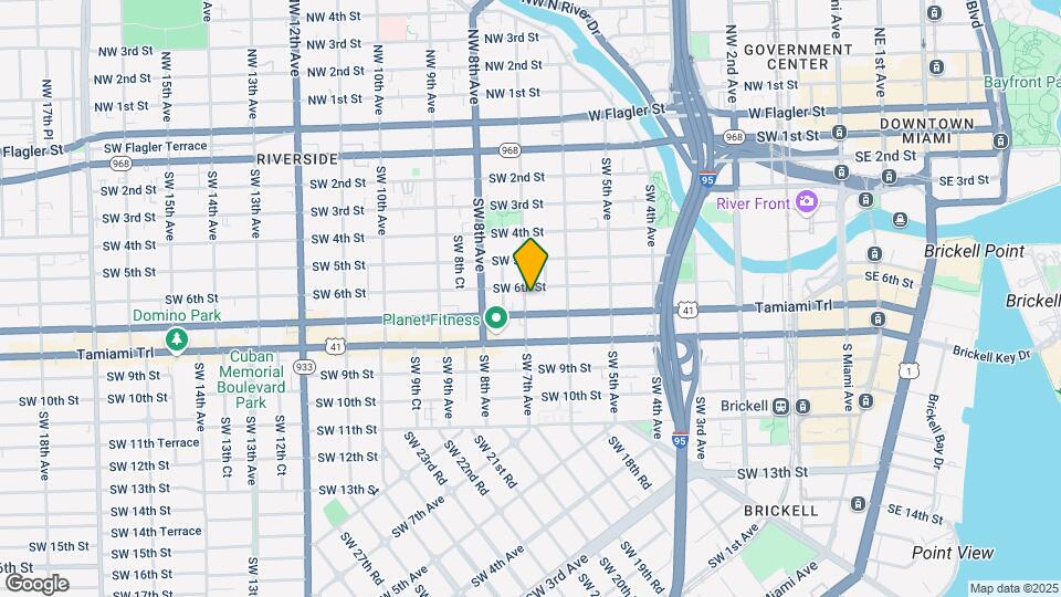 619 SW 7th Ave Map and Location Details