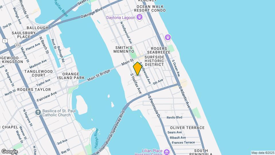 114 S Peninsula Dr Map and Location Details