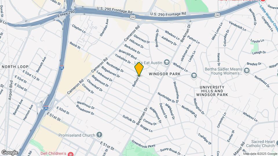 1500 Northridge Dr Map and Location Details