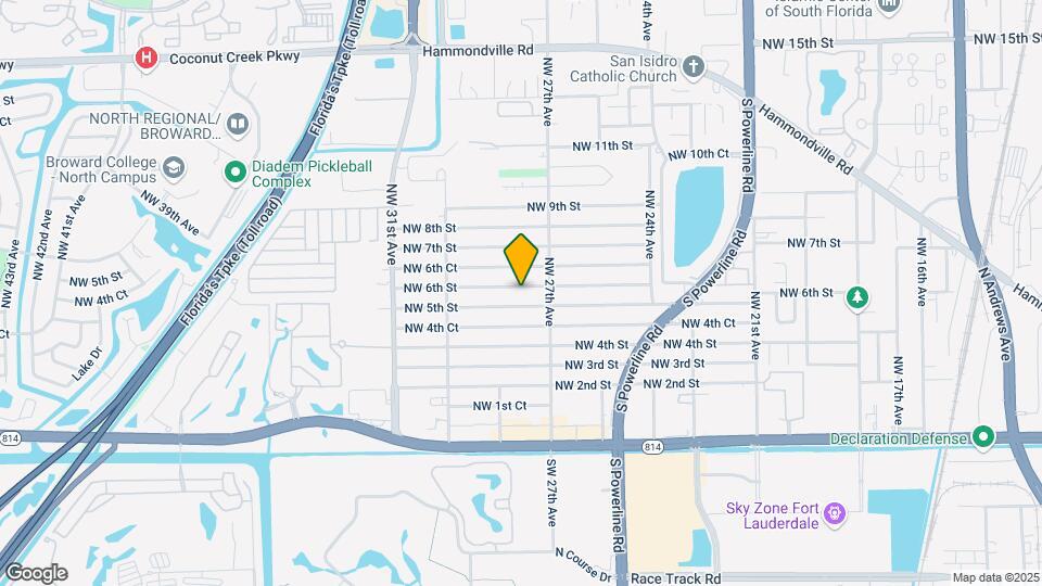 2738 NW 6th St Map and Location Details