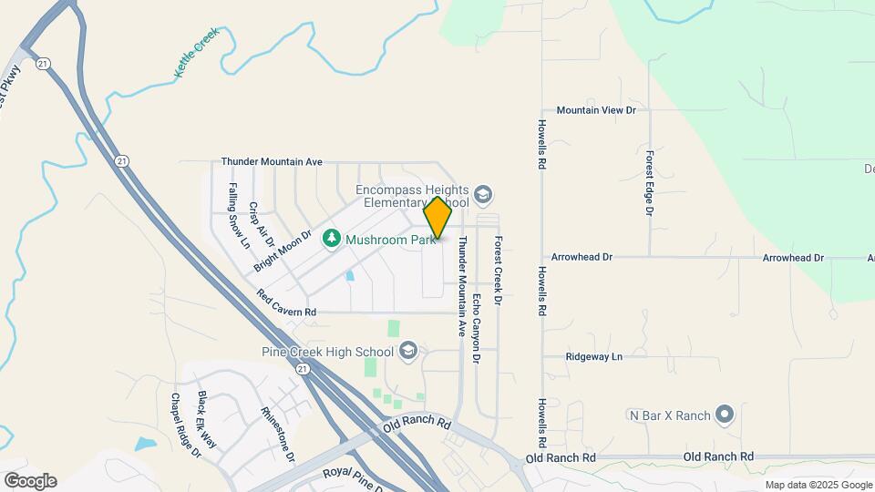 10897 Hidden Brook Cir Map and Location Details