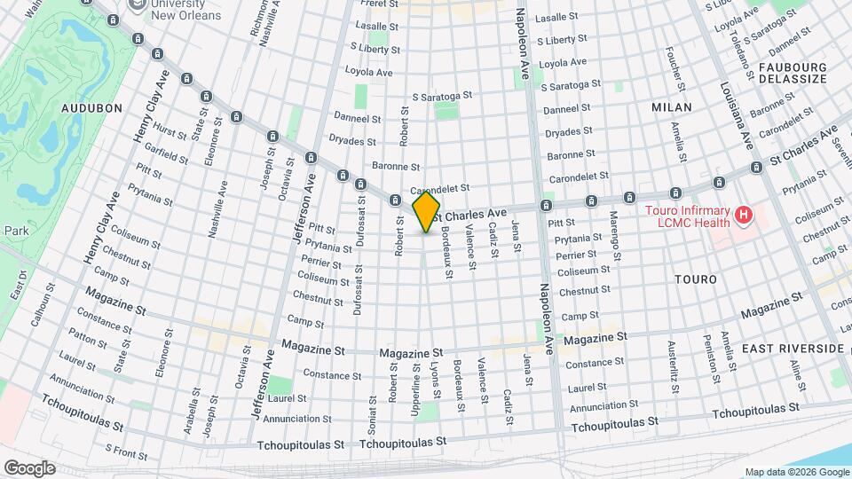 2625 Upperline St Map and Location Details