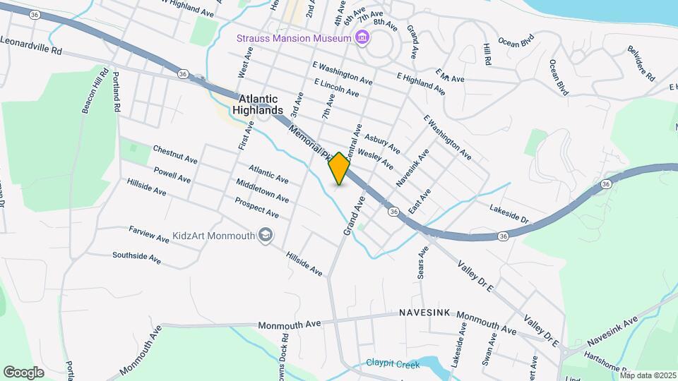 1 Central Ave Mapa y Detalles de la Ubicación