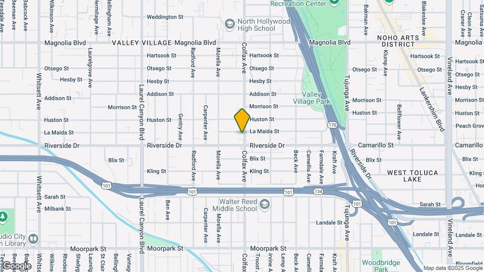 4815 Colfax Ave Map and Location Details