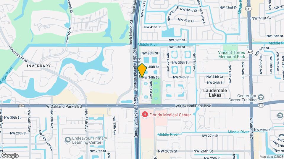 5181 W Oakland Park Blvd Map and Location Details