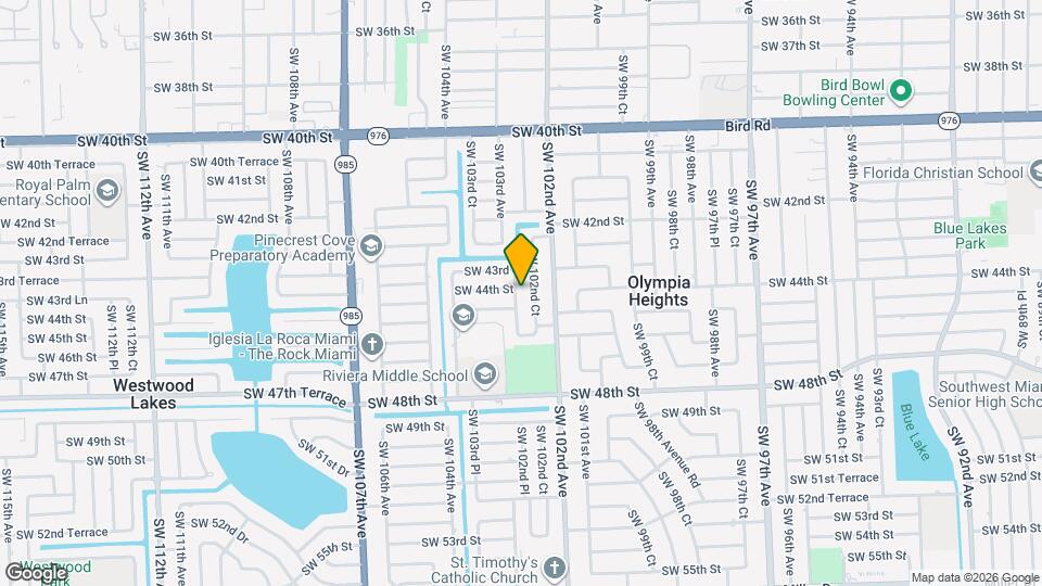 4401 SW 102nd Pl Map and Location Details