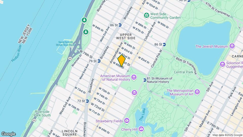 120 West 80th Street (k6) Mapa y Detalles de la Ubicación
