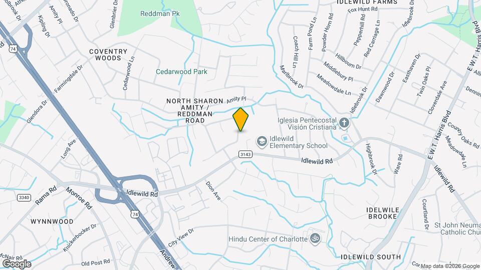 6814 Elm Forest Dr Map and Location Details