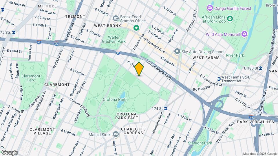 799 Crotona Park N Mapa y Detalles de la Ubicación