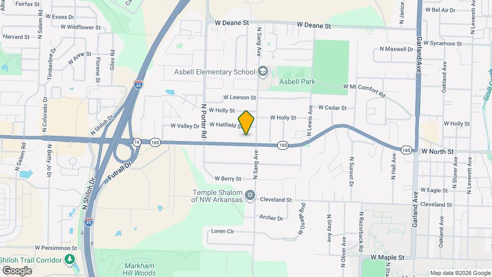 2124 W Wedington Dr Map and Location Details