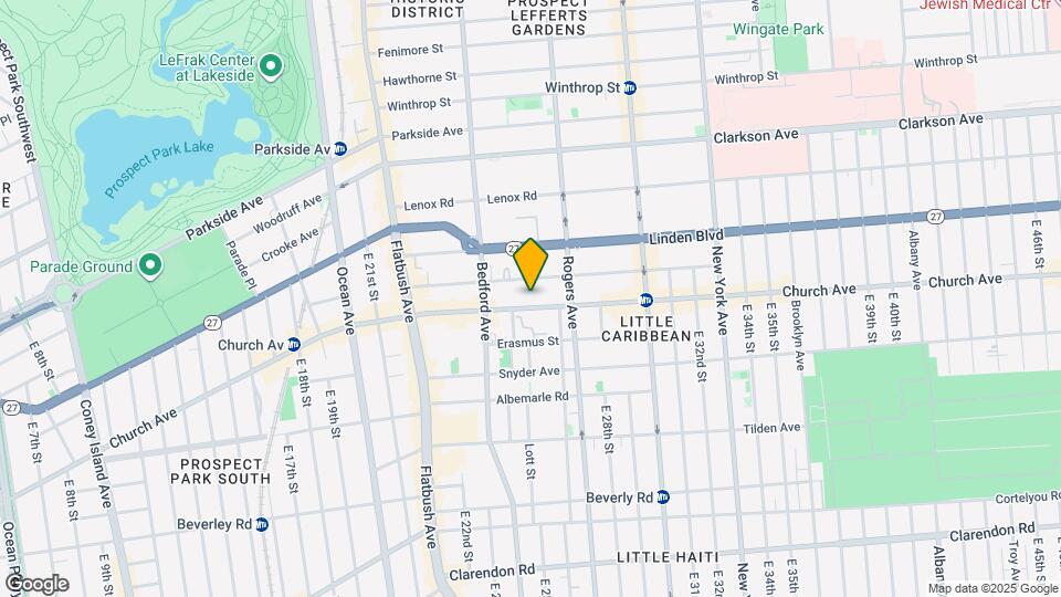 2505 Church Ave Map and Location Details