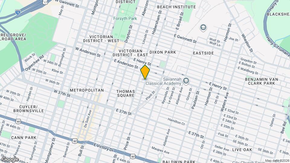 424 E 32nd St Map and Location Details