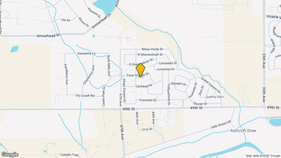 4541 Dinosaur Ct Map and Location Details