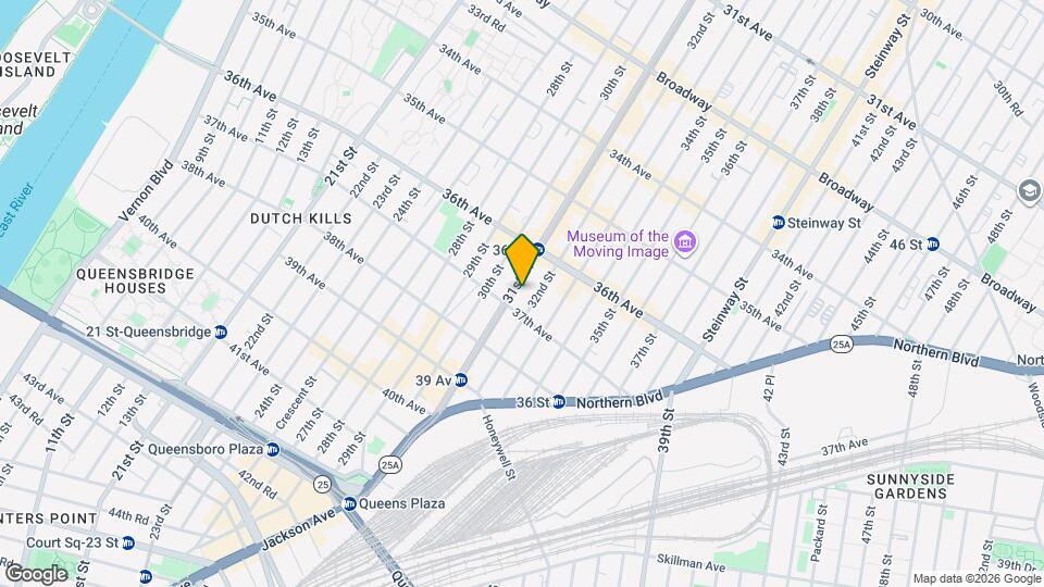 36-45 31st Street, Unit 2E Mapa y Detalles de la Ubicación