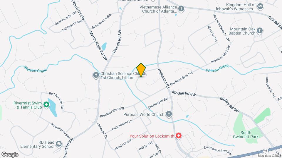 3208 Aspen Cir SW Map and Location Details