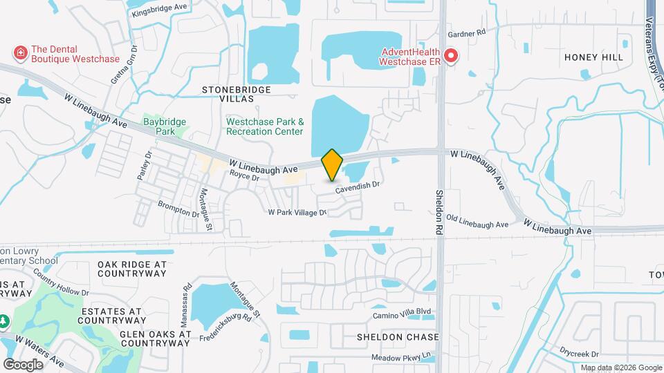 9525 Cavendish Dr, Unit Cavendish Apartment Map and Location Details