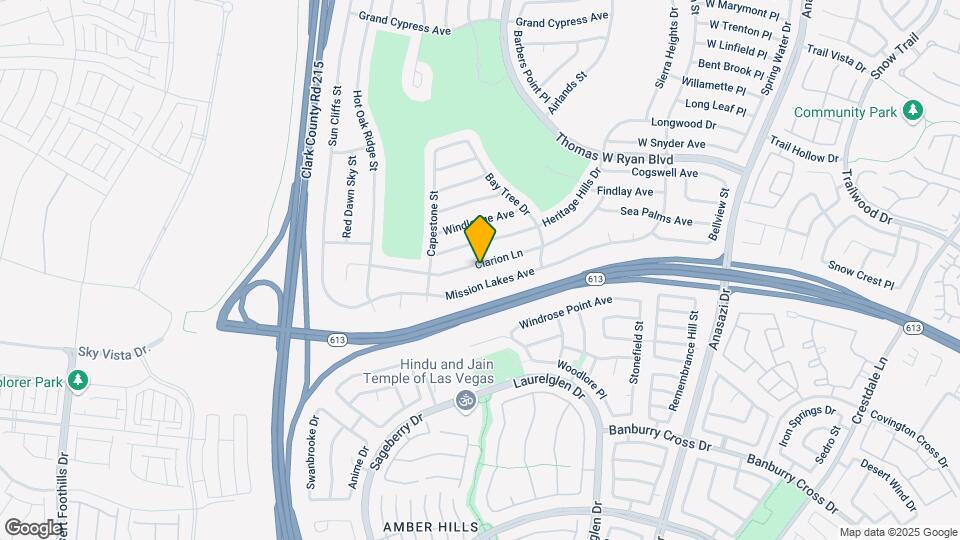 10809 Clarion Ln Map and Location Details