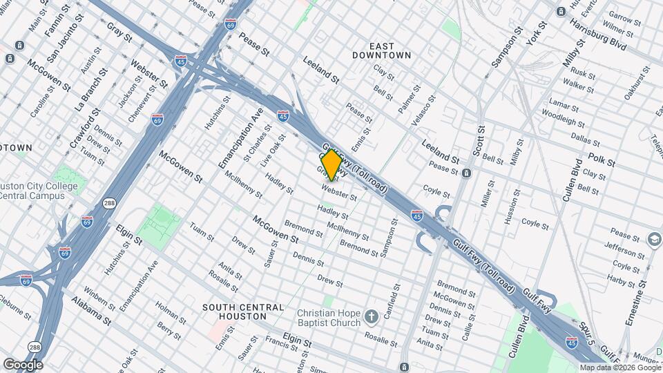 3107 Webster St Map and Location Details