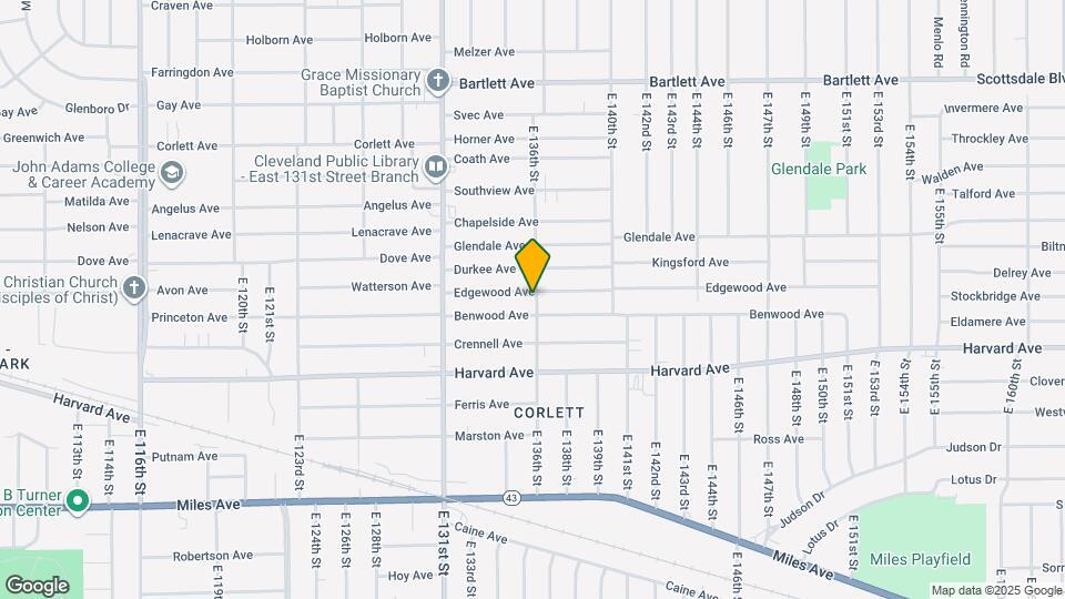 13512 Edgewood Ave Map and Location Details