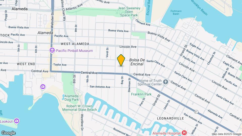 1421 Bay St Mapa y Detalles de la Ubicación