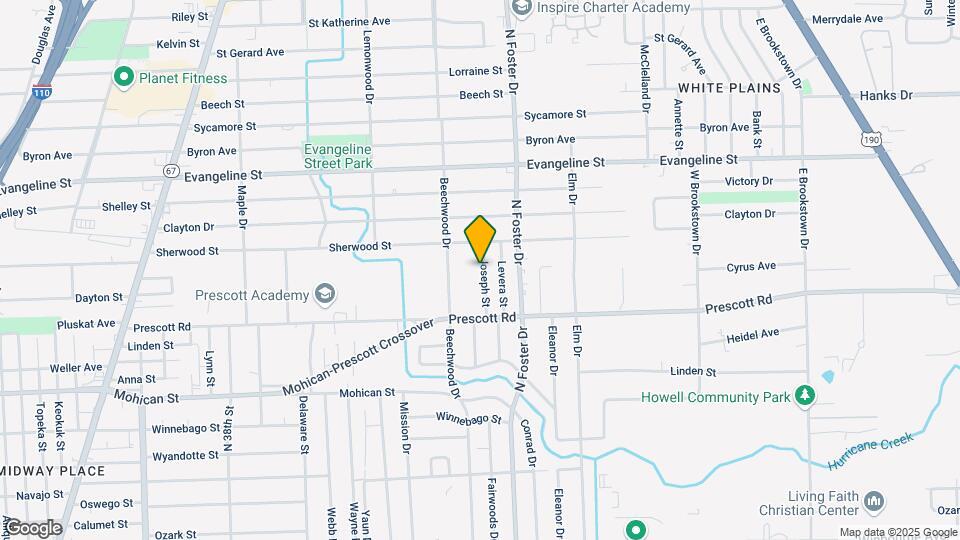 4245 Joseph St Map and Location Details