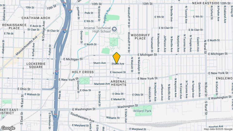1529 Sturm Ave Map and Location Details