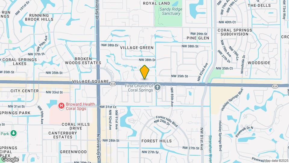 8801 W Sample Rd Map and Location Details