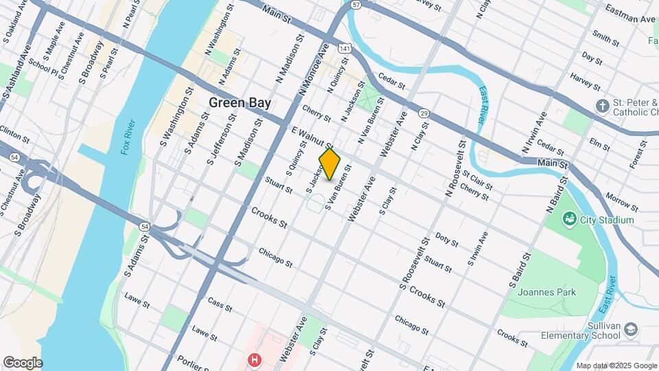 826 Doty St Map and Location Details