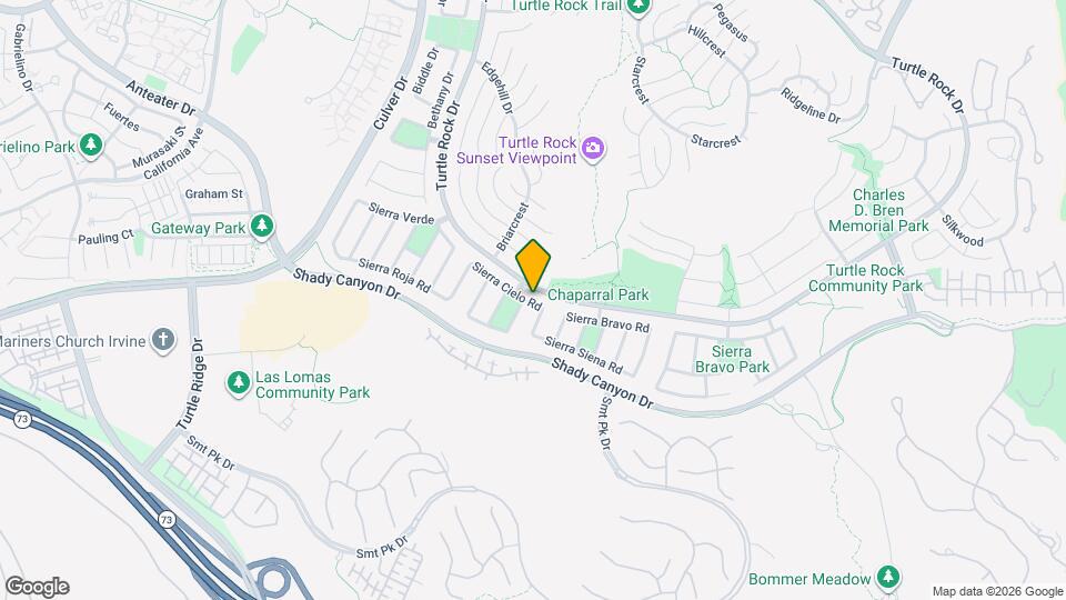 5821 Sierra Cielo Rd Map and Location Details