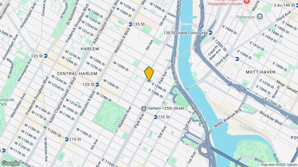 50 E 129th St Map and Location Details
