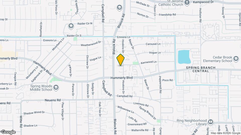 2125 Hoskins Dr Map and Location Details