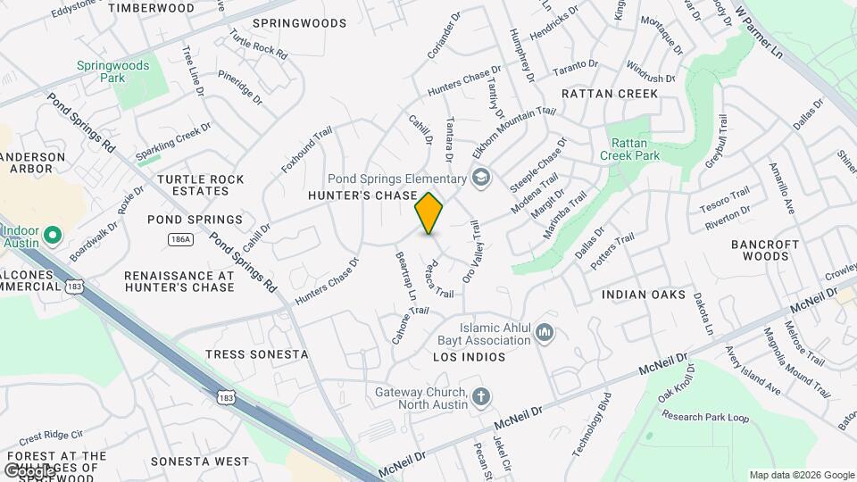 8007 Buckshot Trail Map and Location Details